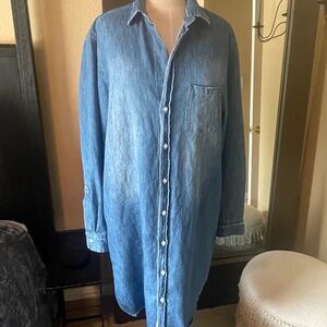 Frank & Eileen - Famous Denim - MARY - Classic Shirtdress (Large)